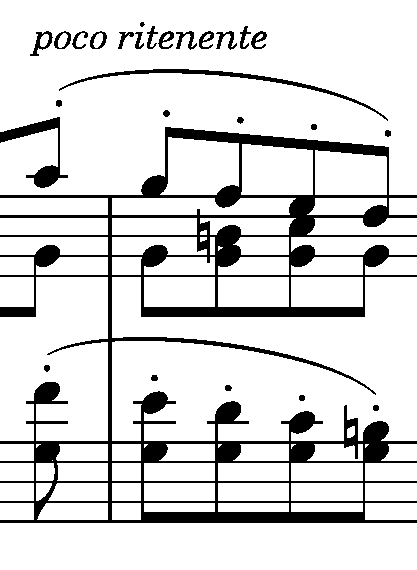 mezzo-staccato example 3